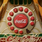Vtg Coca Cola Tiffany Style Stained Glass Look Telephone 2001 -not Tested 