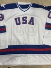 Al Michaels Signed Auto Team Usa 1980 Olympics Miracle On Ice Jersey Jsa Coa