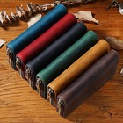 Genuine Leather Fountain Pen Holder Case Portable Stationery Pencil Storage Bag