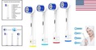 Professional 4 Pack Replacement Toothbrush Heads For Oral-b Models - Comfort Fit