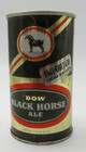 Dow Black Horse Ale Collectible Beer Can Ss Pull Tab Flat Top Canadian