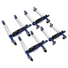 4x Each 1300lbs Hydraulic Positioning Car Wheel Dolly Jack Lift Moving Vehicle