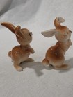 Salt And Pepper Shakers Rabbits Porcelain  Relco Japan
