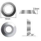 12mm Round Carbide Inserts Replacement Cutters For Wood Lathe Turning Tool