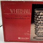 Indiana Glass Whitehall 4pc Cooler Set 14 Oz Crystal Glass New Old Stock