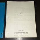 Andy  1963  Signed Veteran Richard Sarafian 1st Script As Writer director   Coa 