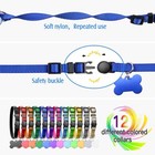Upgraded Puppy Collars For Litter Id Whelping Smulti Colored Assorted Soft Nylon