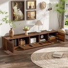 70 In Modern Tv Stand For Tvs Up To 80  Entertainment Center Cable Management