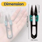 2 Pack 4 2 Inch Sewing Scissors Thread Snips Black