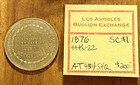 1876 Us Centennial Gilt Bronze So-called Dollar Hk-22