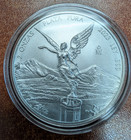2023 Mexico 2 Ounce Silver Libertad 2 Onzas Gem Bu - Stock