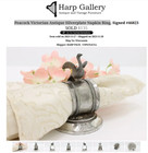 Antique Silver-plated Figural Peacock Napkin Ring From A Palm Beach Estate 3pcs 
