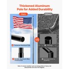 Uimoso 30 Ft Telescopic Aluminum Flagpole Kit With Heavy-duty Design