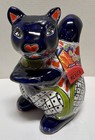 Talavera Squirrel Mexican Folk Art Pottery Bird Large 12   