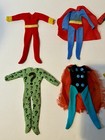 Vintage 1970   s Mego Wgsh Uniform Lot 10 Thor Wonder Woman Riddler Catwoman