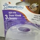 Set Of 3 Dreambaby Ezy-fit Door Knob Covers For Baby And Child Proofing  l 