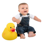 Jumbo Rubber Ducky Squeaky Bath Pool Toy 10 5   ages 3 Years And Up 