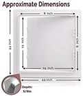 Morvat 8x8 Access Panel With Hinged Door For Drywall   Ceiling