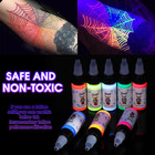Tattoo Ink Set 8 Color 1 2oz 15ml Fluorescent Pigment Professional Tattoo Supply