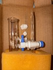 2 Pyrex Glass 100 Ml Dispensing Burette Graduated Cylinders No 2122   No 2122a