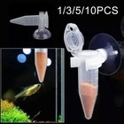 Fish Feeder Auto Fish Food Dispenser Feeder Red Worm Funnel Cup Brine Shri X7s3