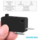 3pcs Microwave Oven Door Switch Replacement Parts 2x Normally Open   1x Norma   