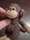 Vintage Russ Berrie Luv Pets Mulligan Brown Monkey Plush Stuffed Animal 
