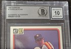 Nolan Ryan Signed 1983 Donruss Baseball Card  118 Beckett Auto 10 Houston Astros