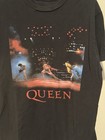 Queen T Shirt Womens Medium Black Rock Band Tee Freddie Mercury Graphic Tee