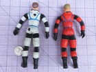 Mattel 1966 Major Matt Mason Man In Space Figure Lot Of 2 Figure Very Good Paint
