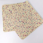 Handmade Set Of 2 Crochet Cotton Dish Cloths 8 x8  Inches  new 