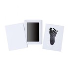 Newborn Baby Diy Hand And Footprint Kit Ink Pads Photo Frame Handprint Toddlers