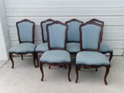 Set 6 French Dining Chairs Provincial Country Regency Victorian Louis Xii Six
