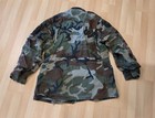U s  Army M-65 Field Jacket  Woodland Camo Large Long 10th Mountain Macv Patches