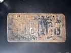 North Carolina Nc Dealer License Plate 1963 Drive Safely