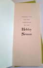 Vintage Christmas Greeting Card Colorful Bells  Unused