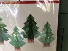 Recollections Cardboard   Glitter Paper Tree Craft Kit Christmas Holiday Decor