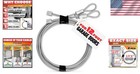 Garage Door Cables For 12 Ft Door     13 Ft 6 Inch Long  Heavy-duty 304 Steel G   