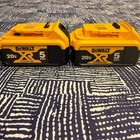 New Dewalt 20v Max 5 Ah Lithium Ion Battery 2-pack Free Shipping