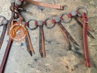 Western Leather Tack Set For Horse   Silver Ring Tack Set With Fringe