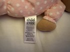 Child Of Mine My First Doll Pink Polka Dot Plush Rattle Brown 2016 Baby Lovey