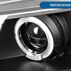 2006-2011 Honda Civic Sedan Led Angel Eyes Projector Headlights Pair Black