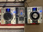 Set Of 2 Denon Dn-s3500 Professional Dj Turntables Cd mp3 W  Denon Dn-x300 Mixer