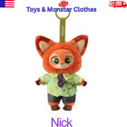 Miniso Zootopia Nick Plush Toy Charm Confirmed Blind Box Pendant Best Gift