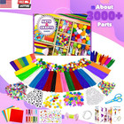 3000pcs Diy Arts And Crafts Supplies Kit For Kids - Kids Craft Kits Art Supplies