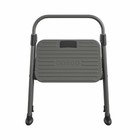 New Cosco 1 Step Steel Step Stool - Folding  225 Lb Capacity  No Assembly  Black
