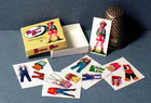 Dollhouse Miniature 1 12  Bronco Bess Paper Doll 1950s Dollhouse Western Cowgirl