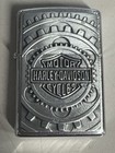 Zippo 2000 Harley Davidson Gears Emblem Brushed Chrome Lighter Sealed N Box 187h