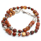 Old Tibetan Protective Amulet Necklace   Old Beeswax Amber  Turquoise   Silver