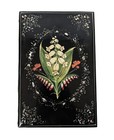 Victorian Ladies Journal Blank Pages Hand Painted   Mop Inlaid Pieces Dated 1877